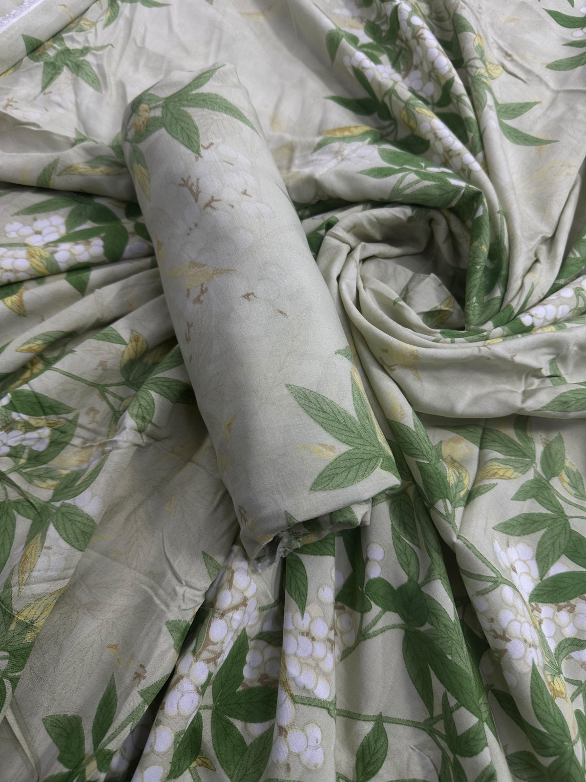 Digital Printed Cream Linen Allover 2Pcs