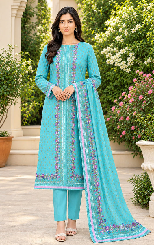 Sahara Sea Green Printed 3Pcs