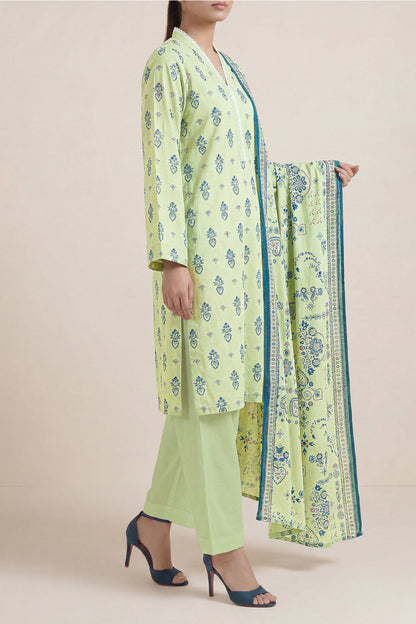 SAYA D.C:-U01-26222-P01B - 3 Piece Printed Lawn Collection