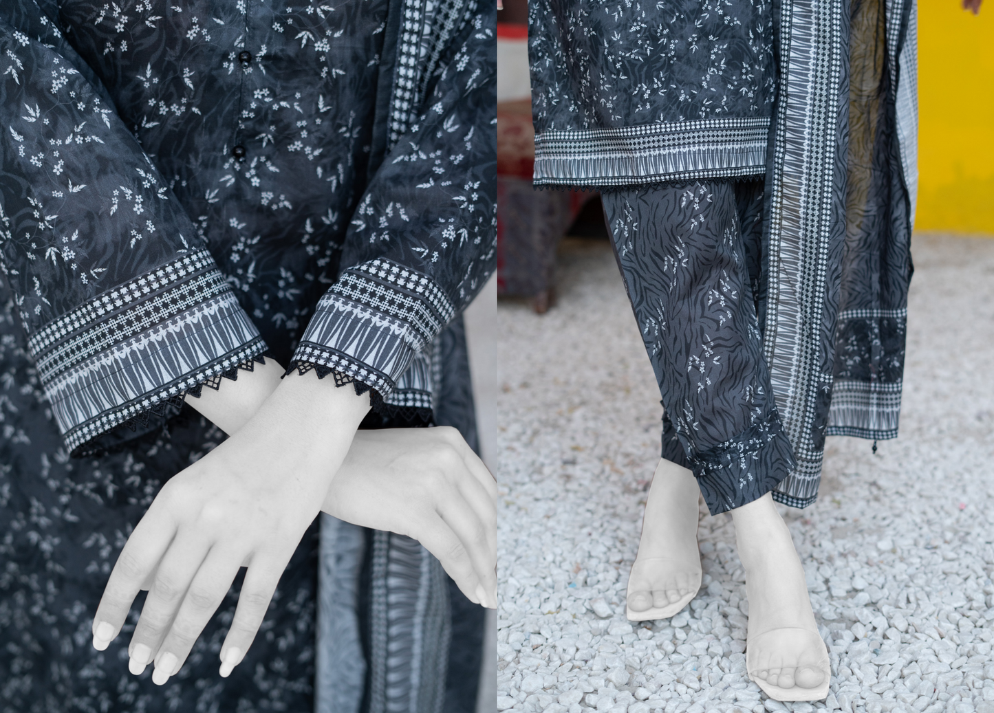 HAYA Fresh Arrival – Digital Printed MEKO Lawn 3PC Collection Design# 10
