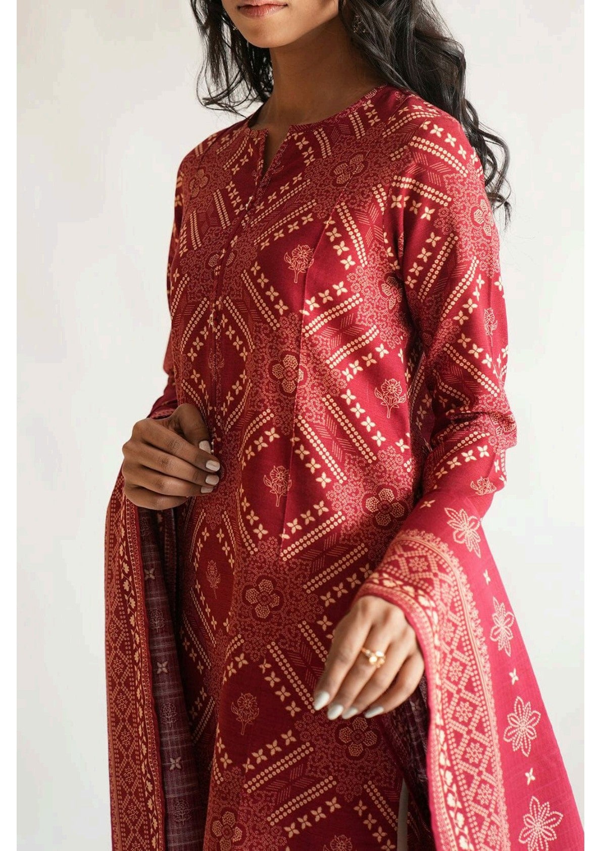 Saya  Cotton Khaddar 3P