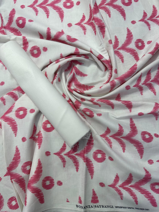 Bonanza Satrangi Premium Unstitched Collection Digital Printed 2-Piece Suit