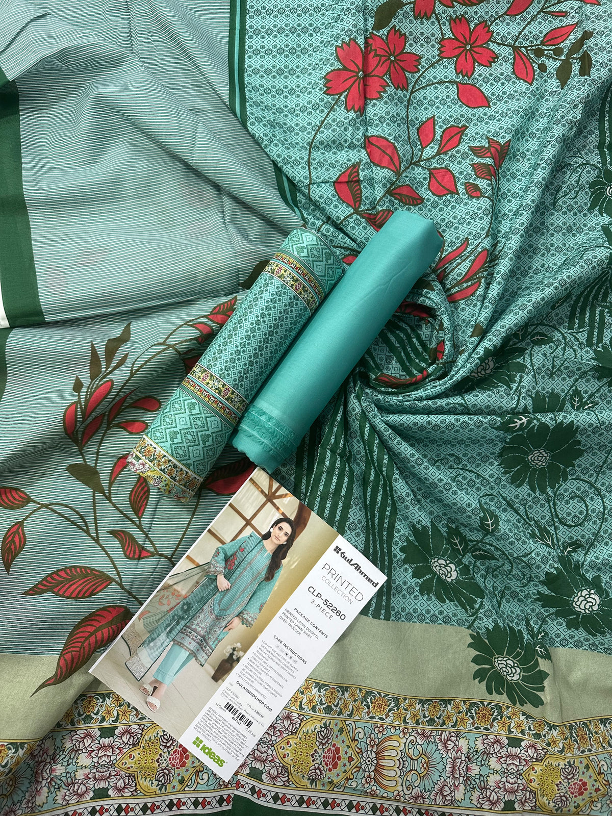 Gul Ahmed CLP-52260 Printed 3Pcs