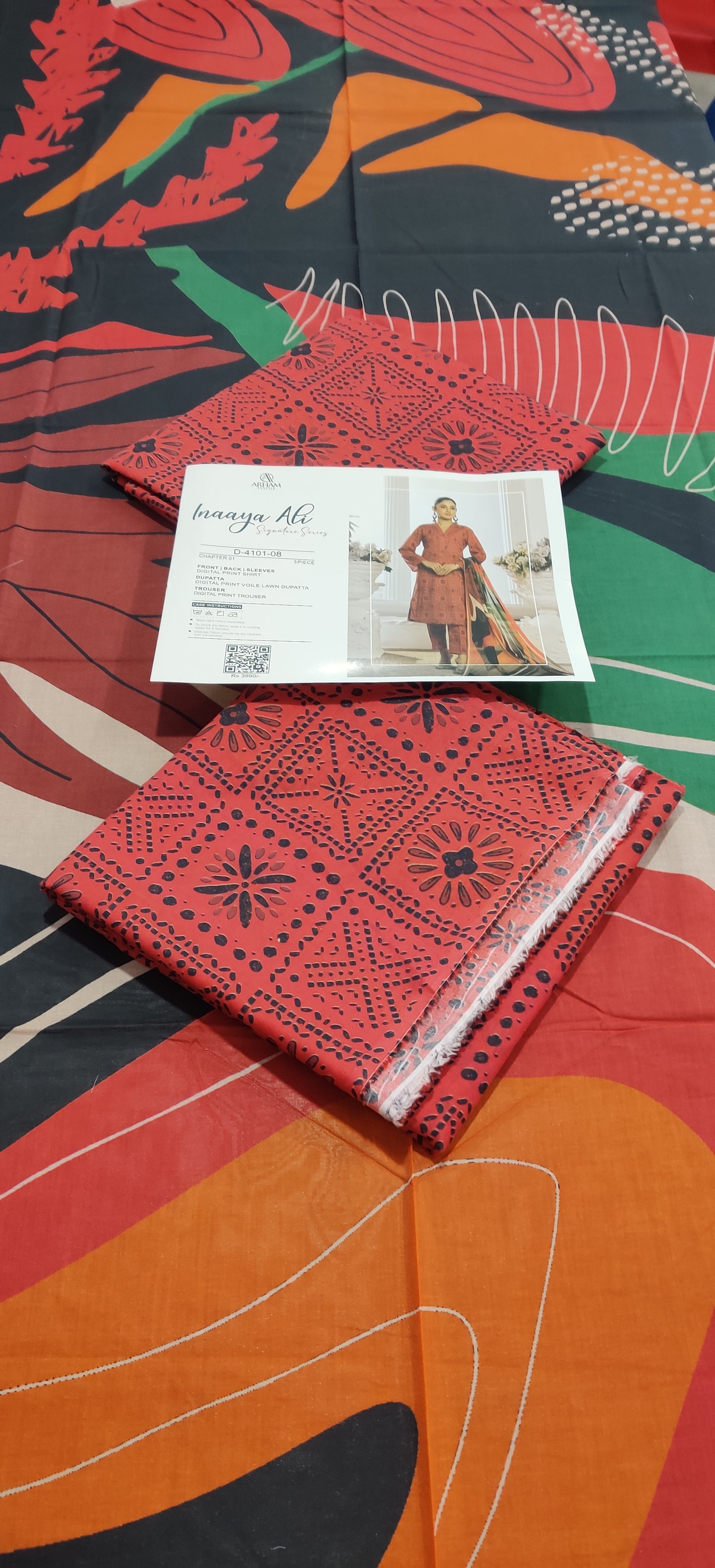 Inaaya Ali By ARHAM TEXTILE 3P