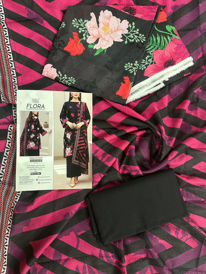 Salitex FLora Airjet Lawn 3PC Collection 2026 
by Sana & Sara Design #SSW6U3P369UT