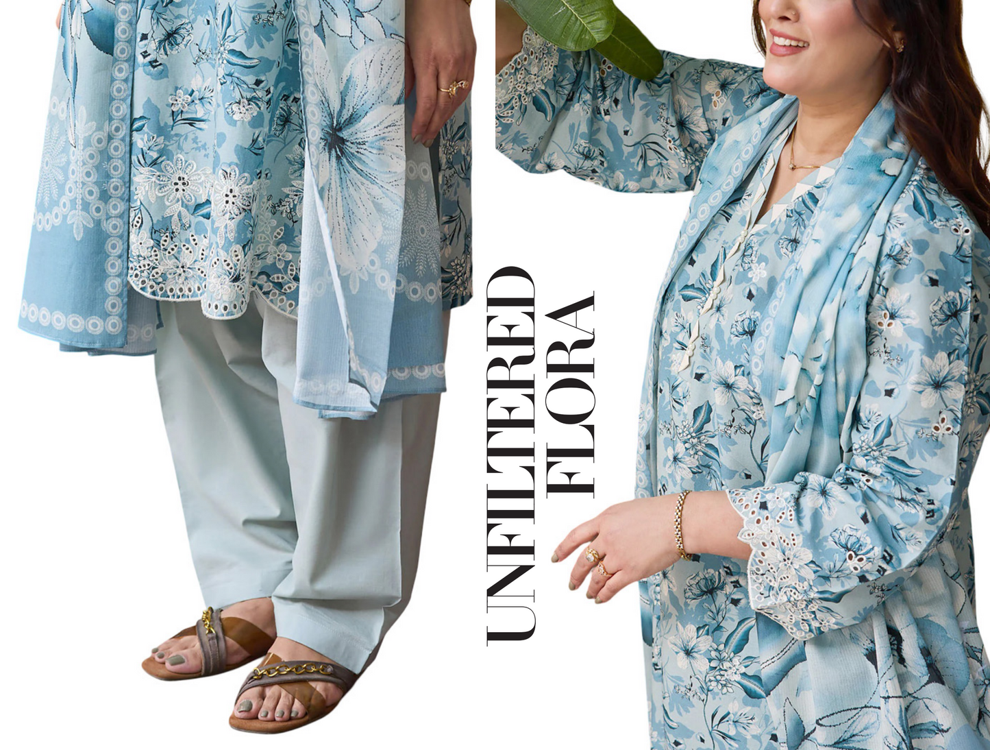 RUQAYYAHS – Digital Printed Embroidered Lawn Collection 2026 Design # 05