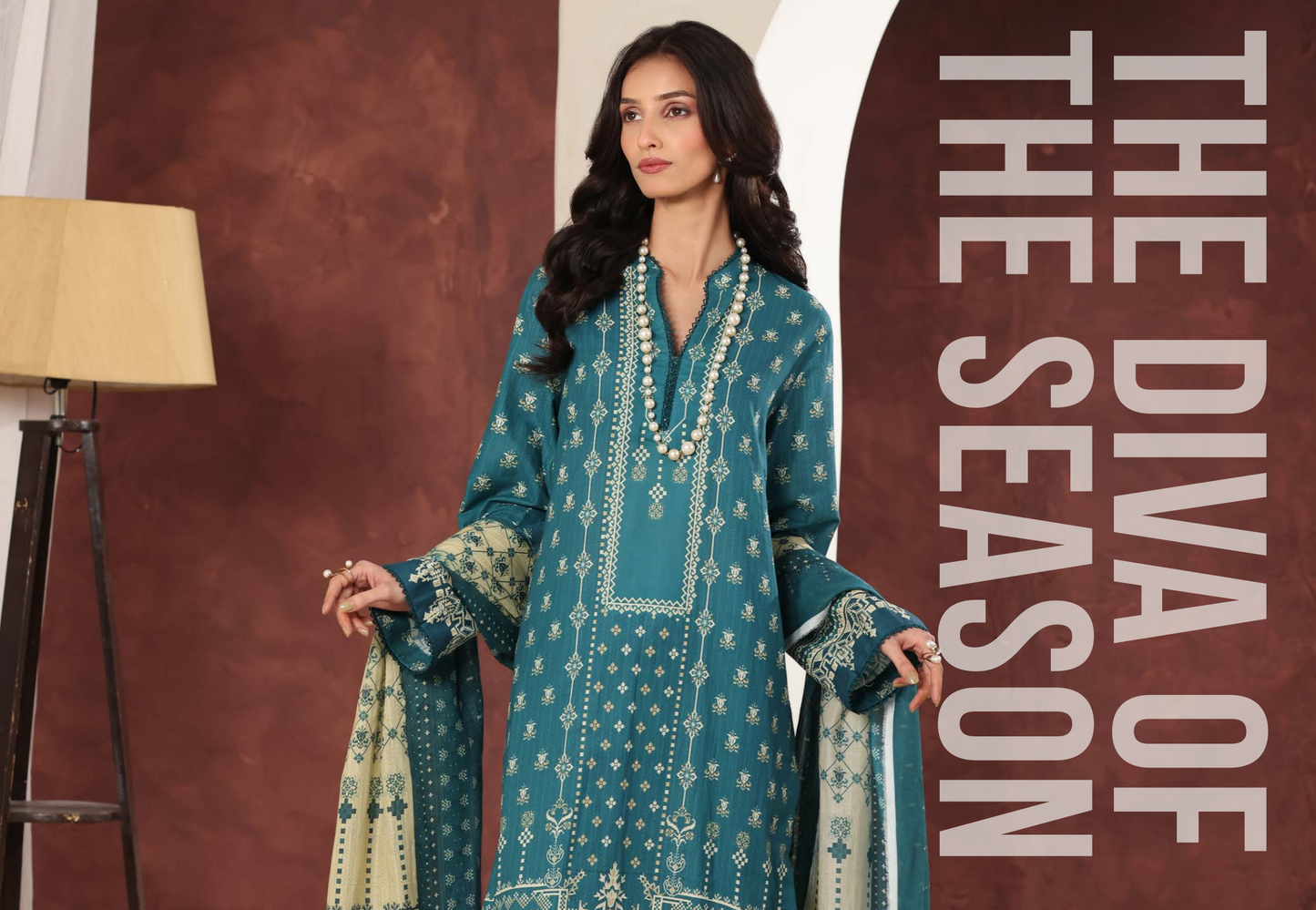 Izhan Magic Premium Digital Printed 3PC Lawn Unstitched Collection Vol.03 -  D B0301 05