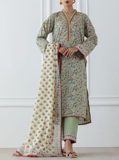Orient Unstitched Lawn 3 Piece Collection D.C:- OTL-25-329