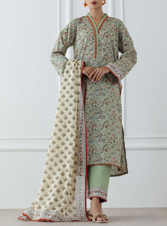 Orient Unstitched Lawn 3 Piece Collection D.C:- OTL-25-329