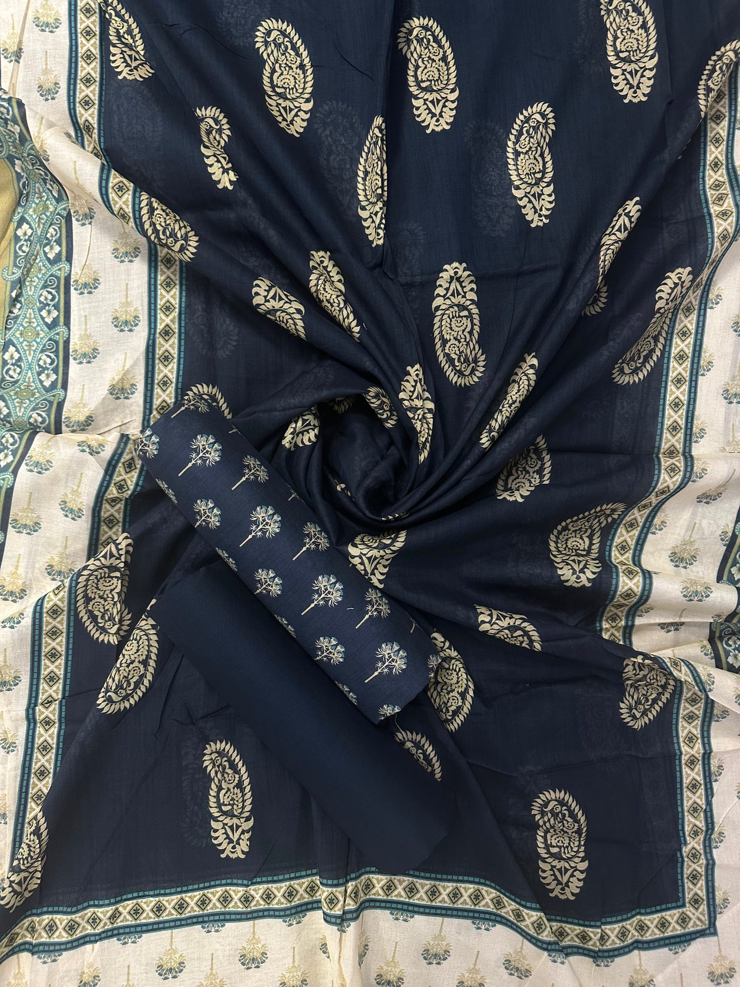 SAHARA BLACK PRINTED 3PCS