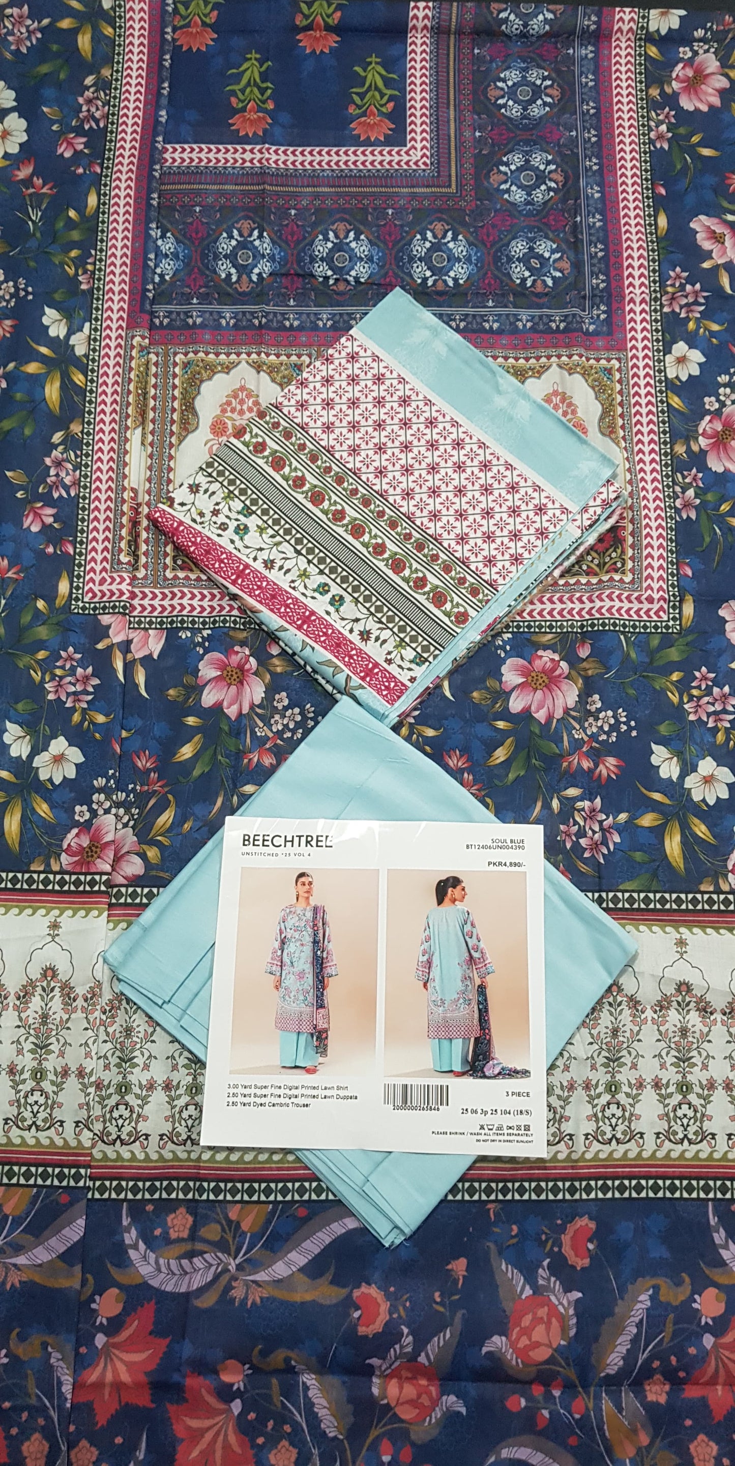 BEECHTREE Lawn Unstitched 3 Pieces 👌🔥✨