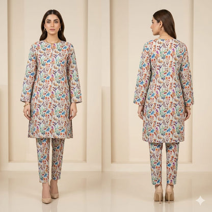 EGO 5MTR – DAABI Digital Printed All-Over 2-Piece Suit Unstitched Collection