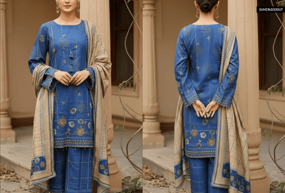 Salitex Khaddar Unstitched 3 Piece 🔥✨