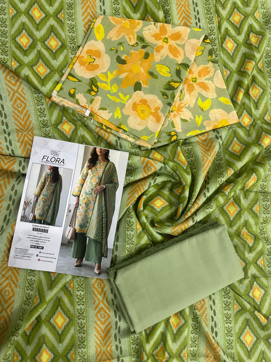 Salitex FLora Airjet Lawn 3PC Collection 2026 
by Sana & Sara Design #SSW6U3P366UT