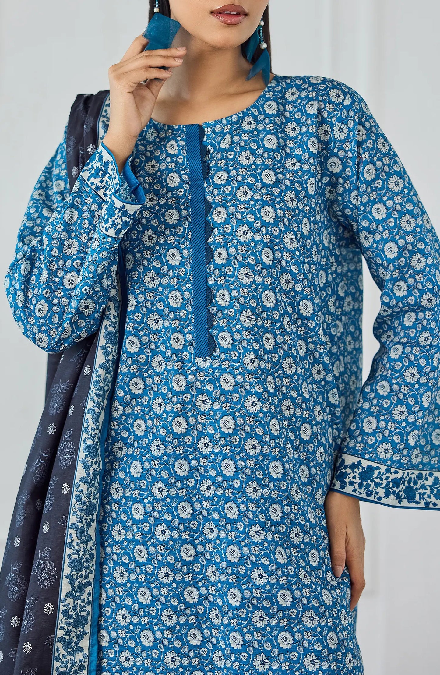 ✨ORIENT 100% ORIGINAL Unstitched Lawn 3 Piece✨ Design #OTL-25-503