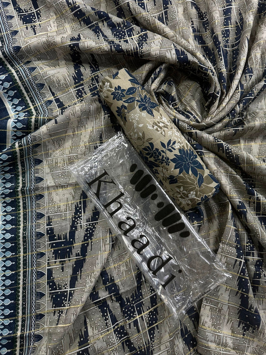 Khaadi English-Teal 2PCS S+D