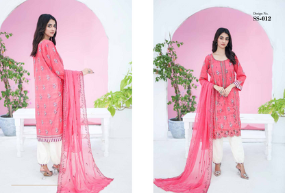 SANASARA EMBROIDED 3P By LEEDS