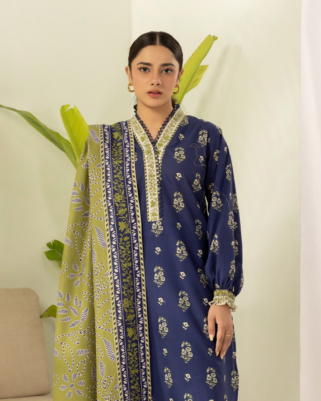 ZELLBURY Unstitched Lawn Collection 2026 Design #WUS26X30550