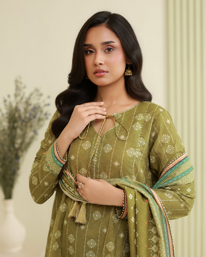ZELLBURY Unstitched Lawn Collection 2026 Design #WUS26X30824
