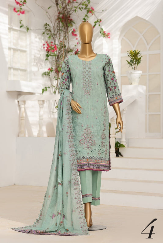 MTF – FITRUS 3pcs Unstitched Embroidery Collection