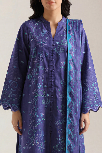 Saya 3 Piece Premium Lawn Collection D.C:U01-26084-P03AW