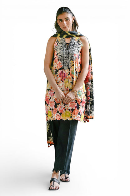 Gul Ahmed IUSTKSD-4117 Emb Lawn 3PCS