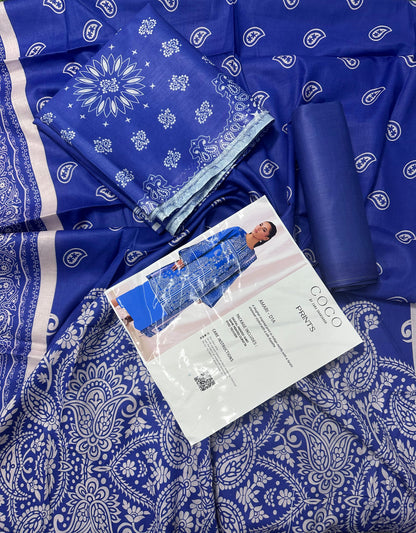 COCO by Zara Shahjahan Digital Printed Lawn | 3 Piece Collection
