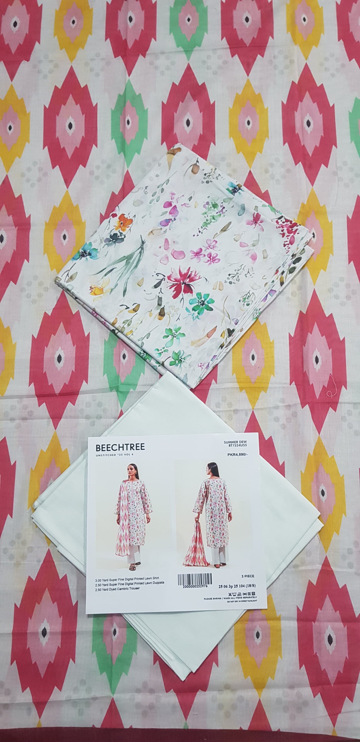 BEECHTREE Lawn Unstitched 3 Pieces 👌🔥✨
