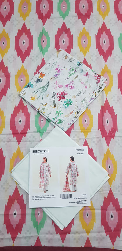 BEECHTREE Lawn Unstitched 3 Pieces 👌🔥✨