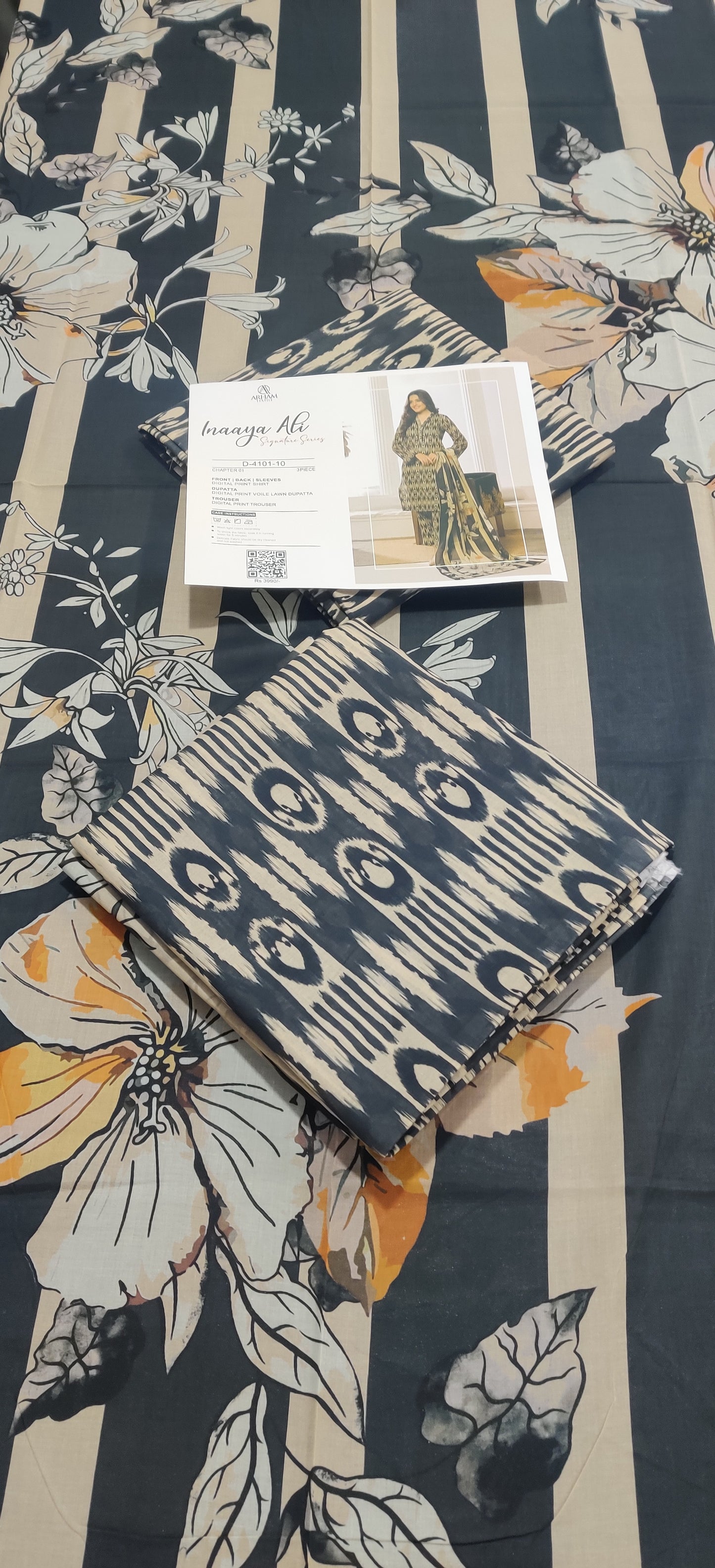 Inaaya Ali By ARHAM TEXTILE 3P