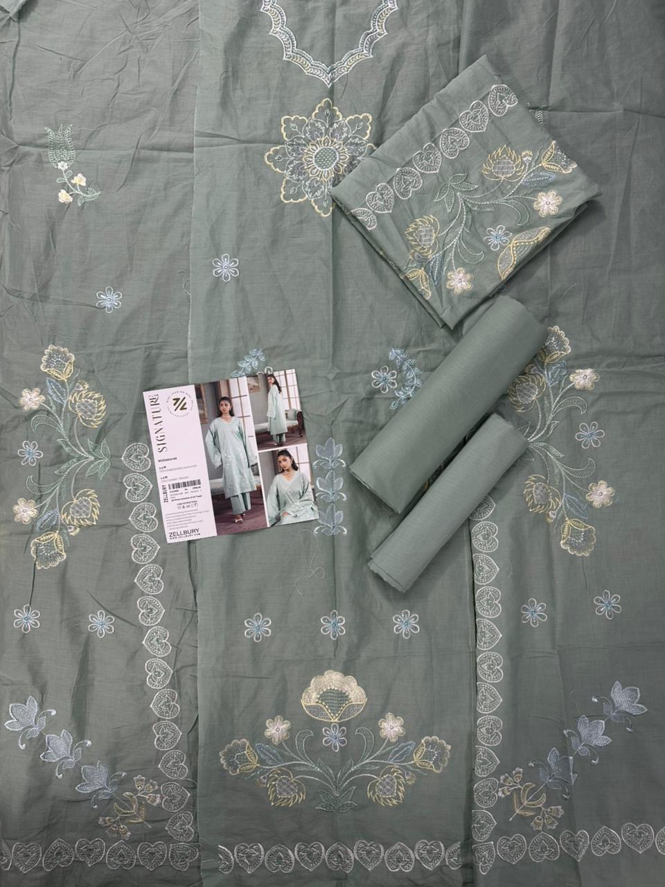 Zellbury D.C:- WUS26E21188 Embroidered Lawn 2Pcs Collection