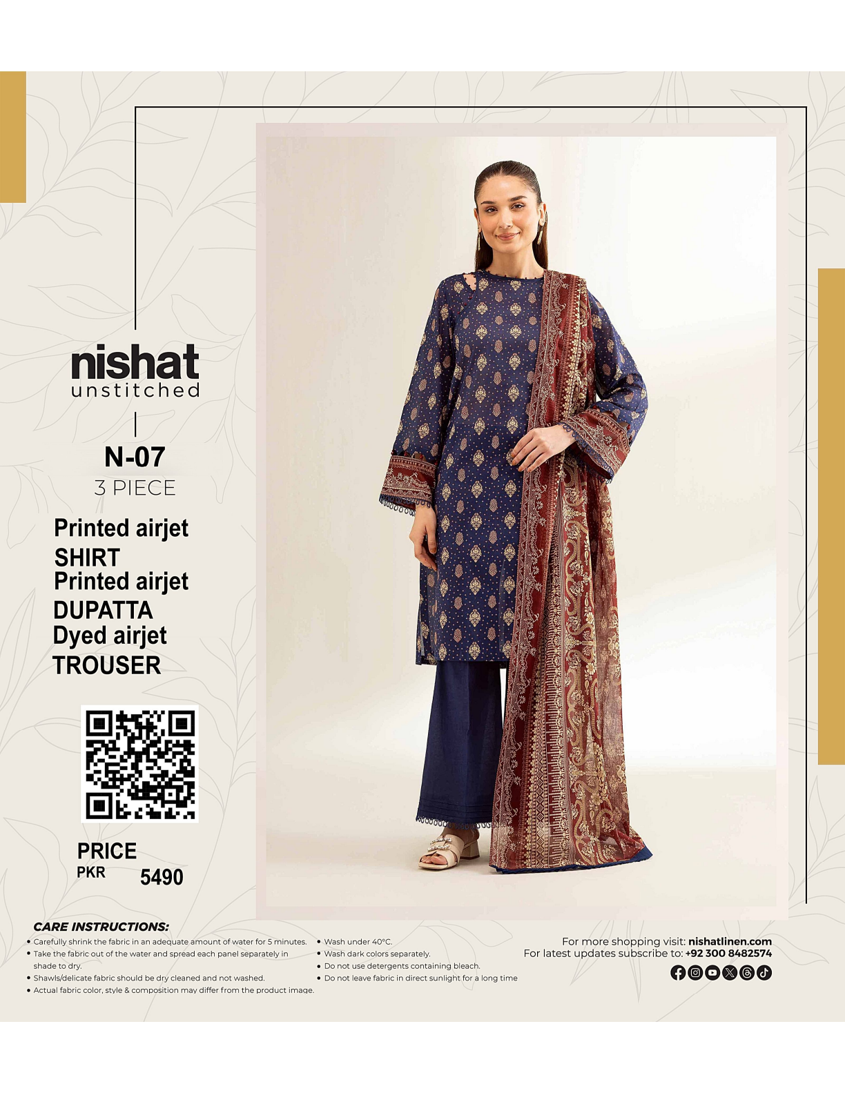 NISHAT UNSTITCHED LAWN 3PCS COLLECTION 2026 🔥❤️