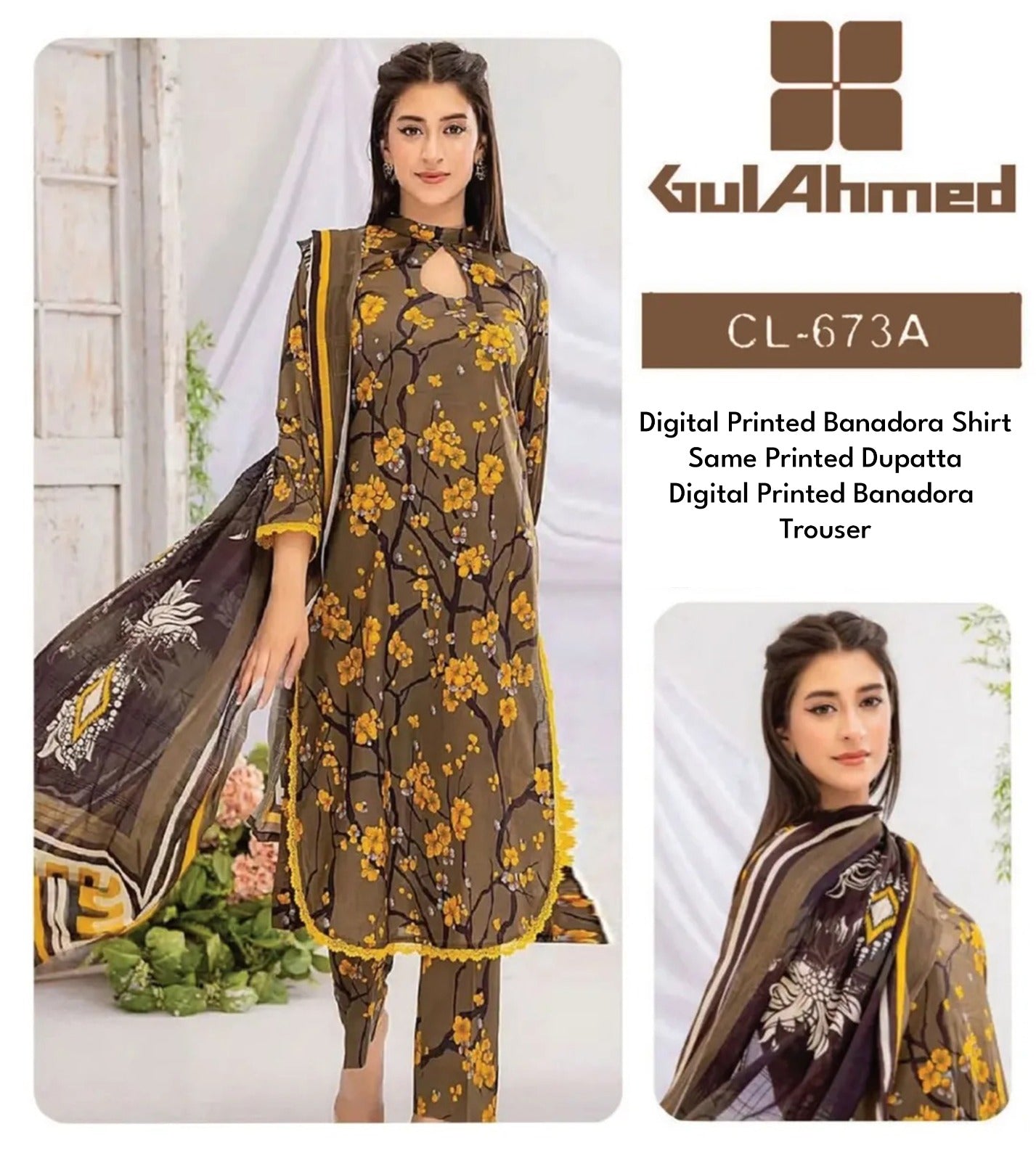 Gulahmed BanaDora 3P Unstitched