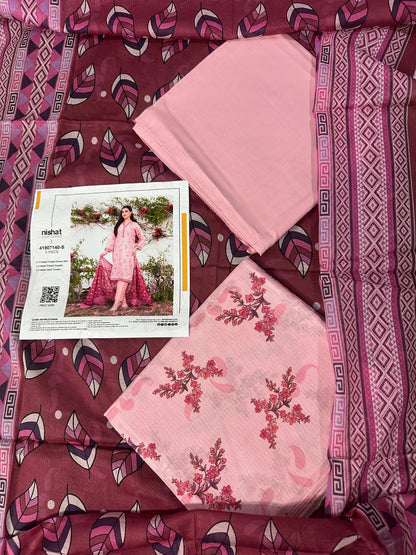 Nishat Doriya Printed Lawn 3P In Wholesale Price