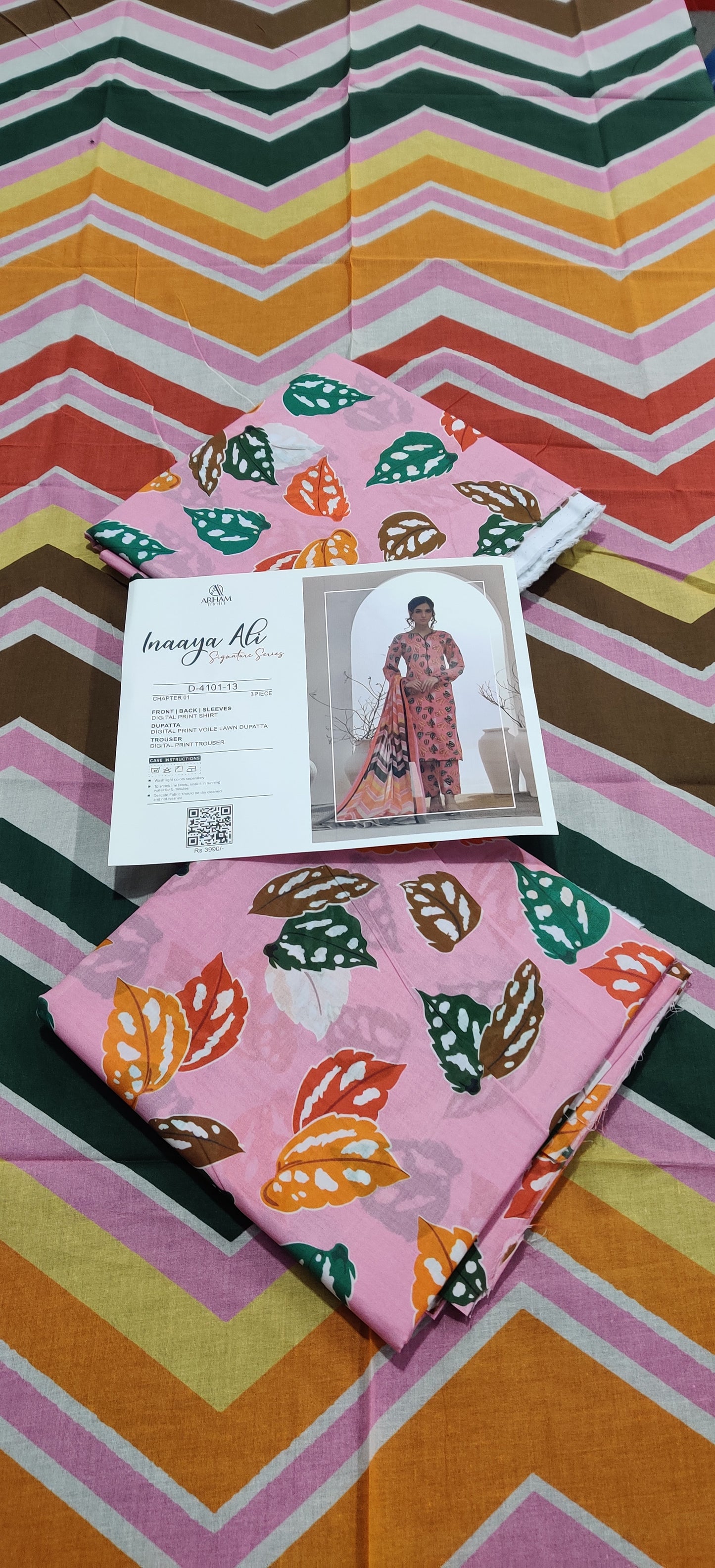 Inaaya Ali By ARHAM TEXTILE 3P