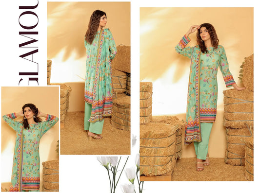 Iris Lawn 3Pcs Unstitched Collection