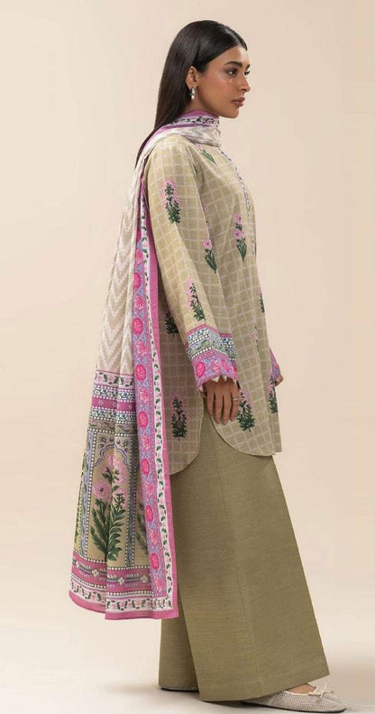 Limelight – Khaki Green - Doriya Unstitched 3 PCs Unstitched Suit