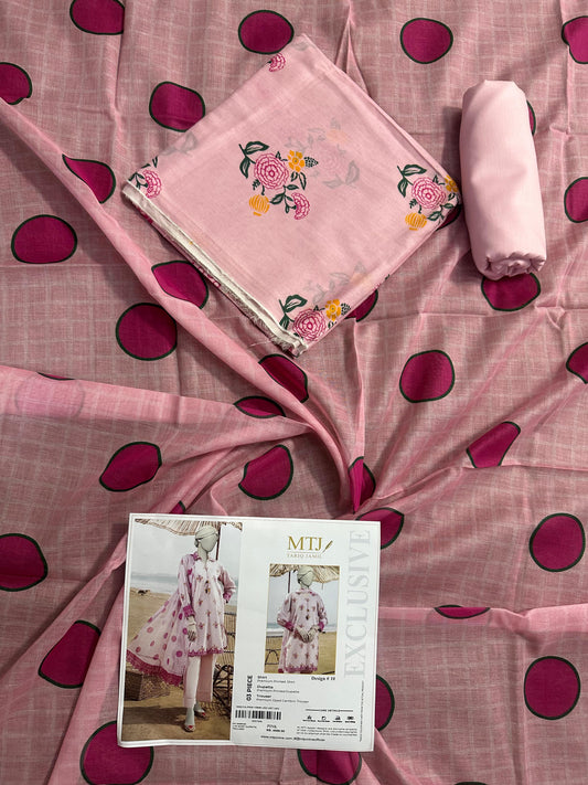 🌟✨ MTJ Printed Collection Alert ✨🌟
📢🔥 2026 Lawn Dupatta Collection 🔥📢🎀🌸 MTJ 🌸🎀 Design#10