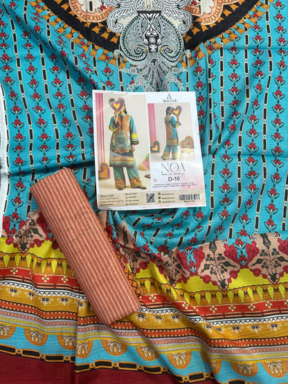 Almeerah - NOA 2 Pcs Unstitched collection Design No 16