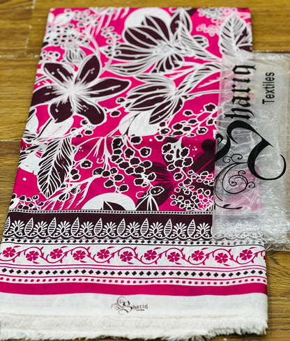 🌿 Shariq  Textile Pure Lawn 🌿All Over 2 Piece Printed Lawn 100% Original 🥺💞