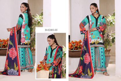 MoosaJee 100% Original KHADDAR CORDS Unstitched 3Ps👌🔥