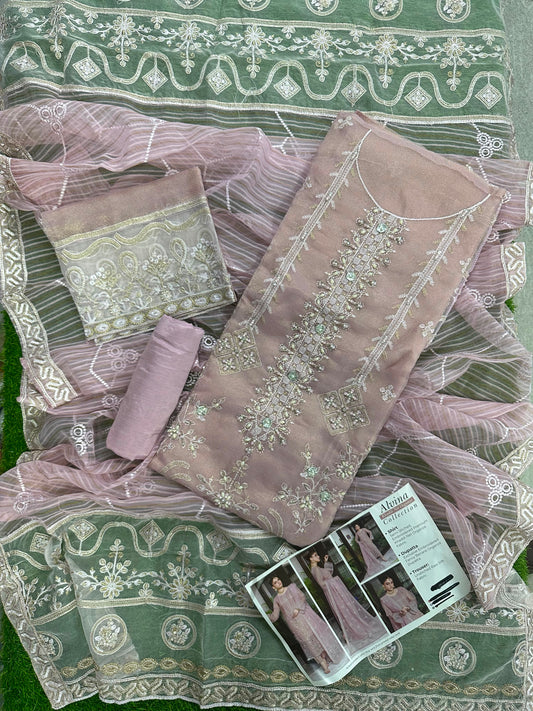 Alvin Pink Luxury Embroidered Collection