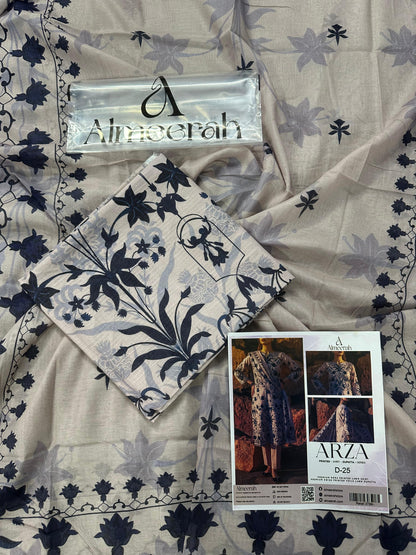 Almeerah ARZA – PRINTED D-25 2PC Premium Lawn Collection