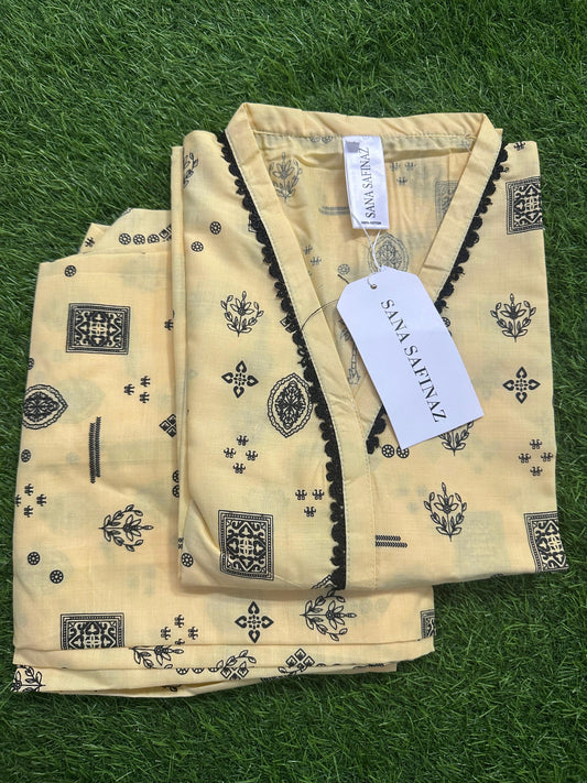 SANASAFINAZ Stitched CORDSET 2PCs Cotton – Ready to Wear 🔥