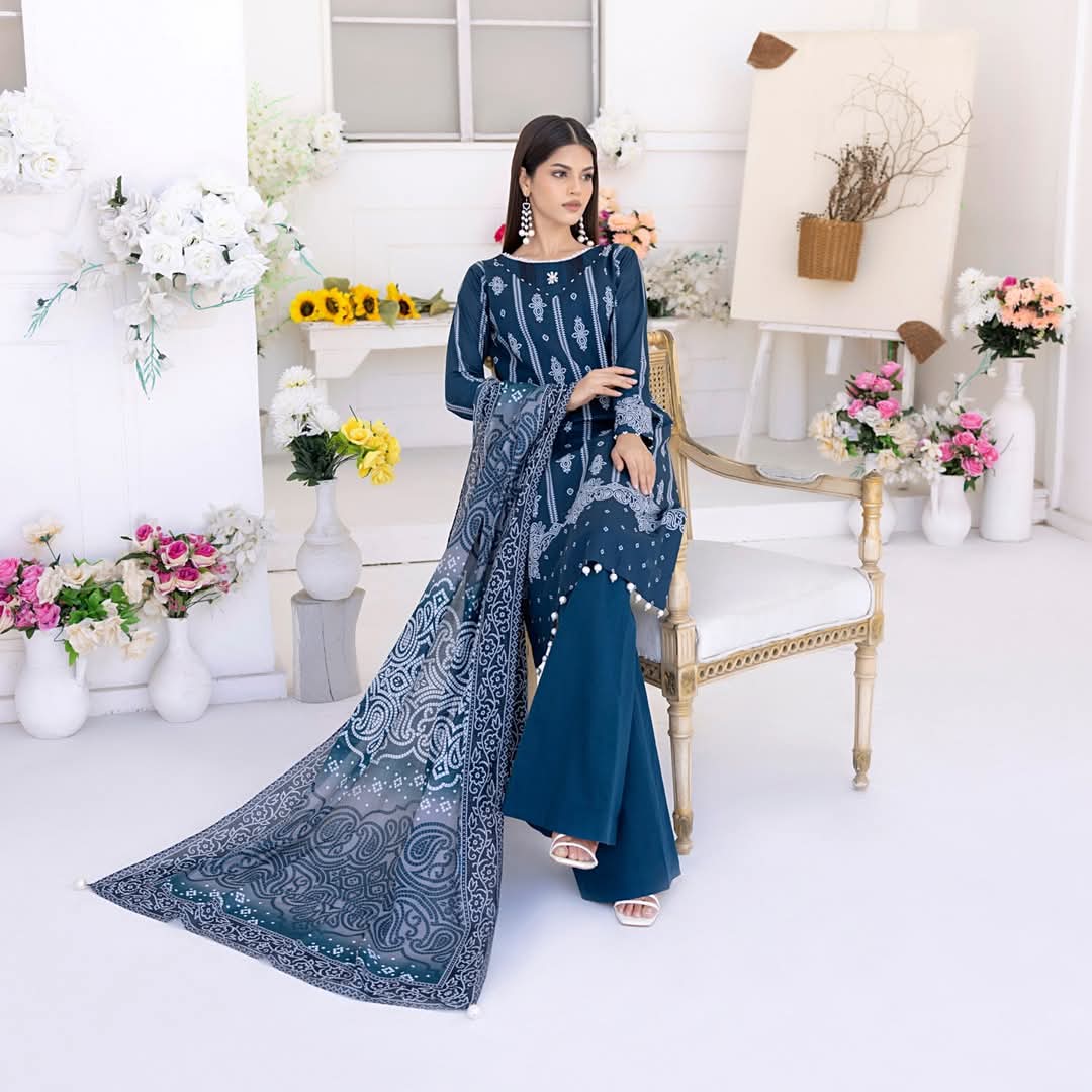 Salitex Chunri Unstitched Lawn 3 Pieces Vol II 🔥❤️