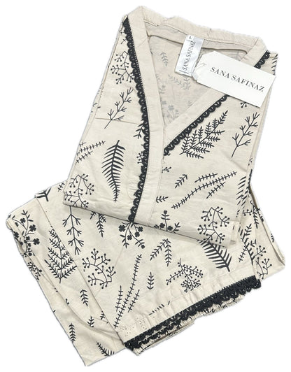 Sanasafinaz DEFECTED Cords Cotton Printed Stitched 2P