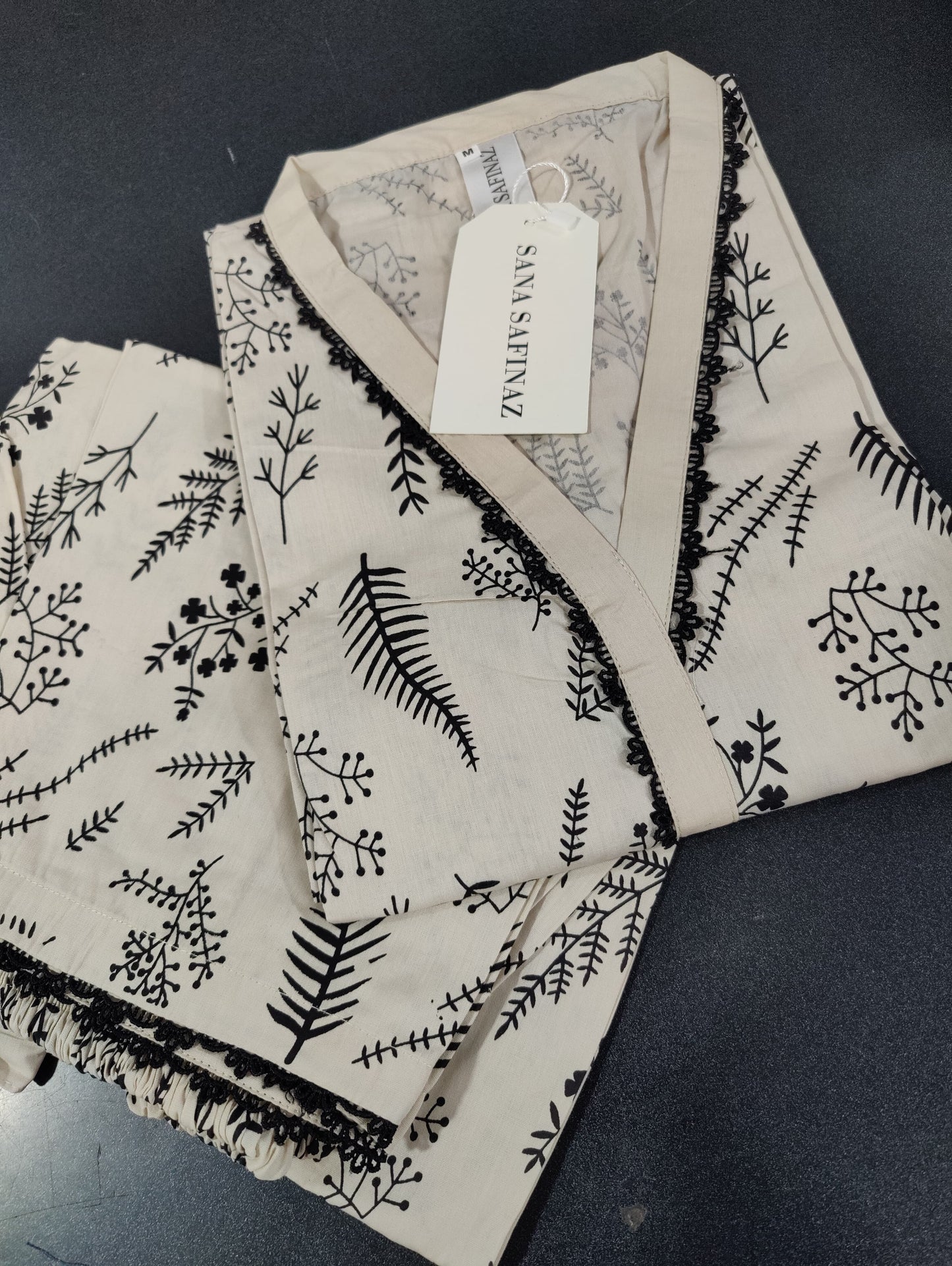 Sanasafinaz DEFECTED Cords Cotton Printed Stitched 2P