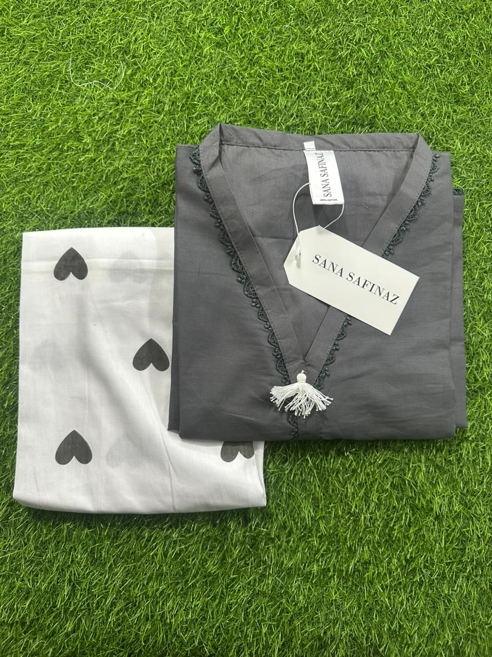 SANASAFINAZ Stitched CORDSET 2PCs Cotton – Ready to Wear