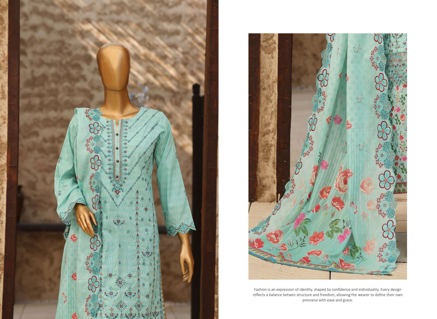 🌸 🌹 MTF – KASHNI ✨ Digital Printed Heavy Embroidered Lawn  2026
Collection ✨
