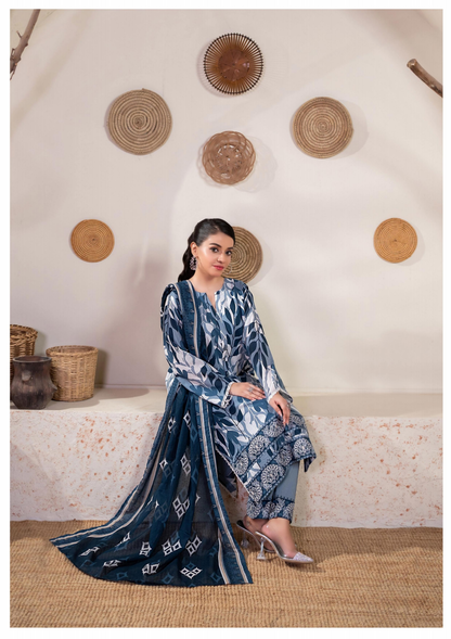 Bundle Of Zesh Unstitched Lawn 3 Piece in Wholesale Price 100% Original 🔥❤️